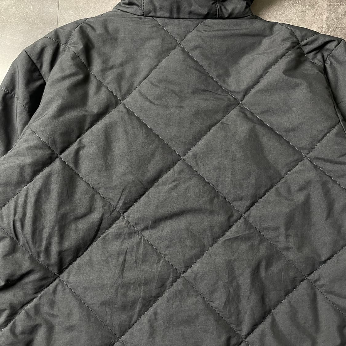 COLUMBIA 컬럼비아 빈티지 블랙 플란넬 후드패딩 A00465 상품이미지7