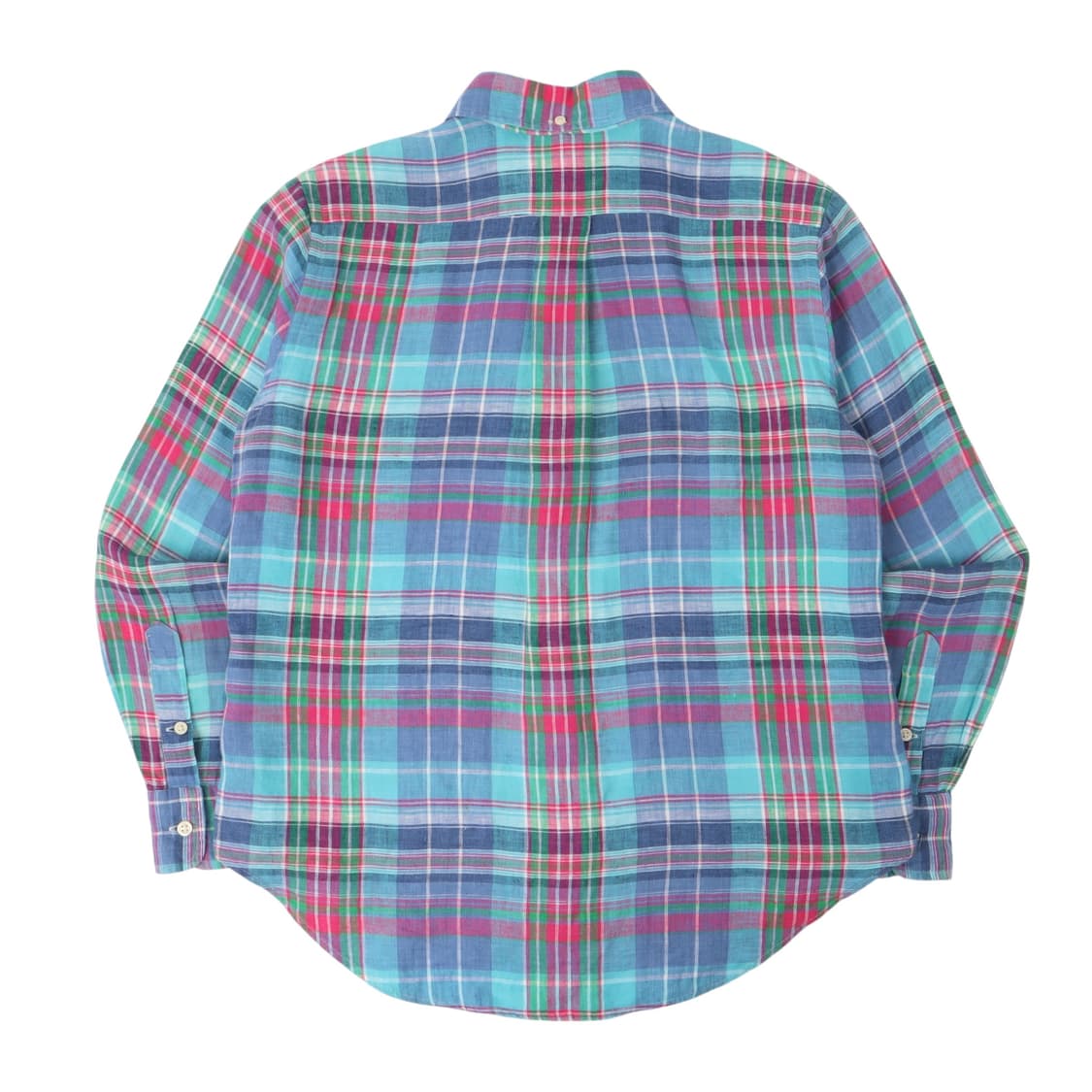 폴로 랄프로렌 린넨 마드라스 체크 셔츠 상품이미지5