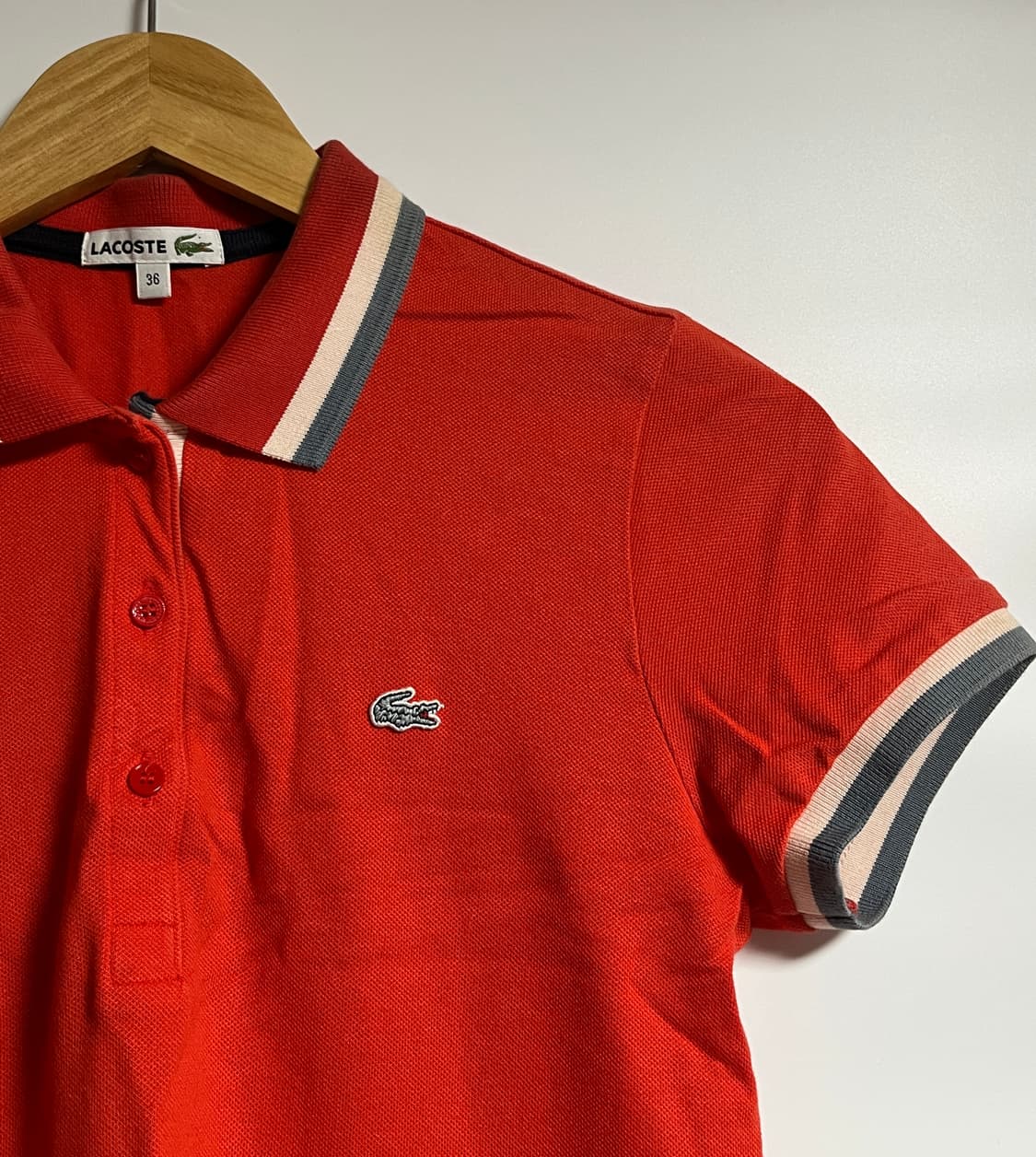 라코스테 폴로 카라 피케 원피스 36 (S)  상품이미지3