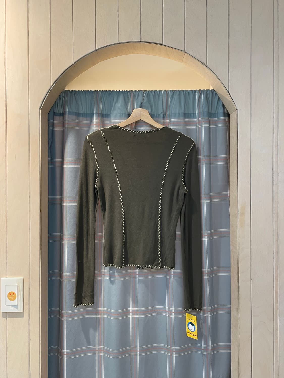 일본빈티지 그런지 웨스턴 가디건티 상품이미지7