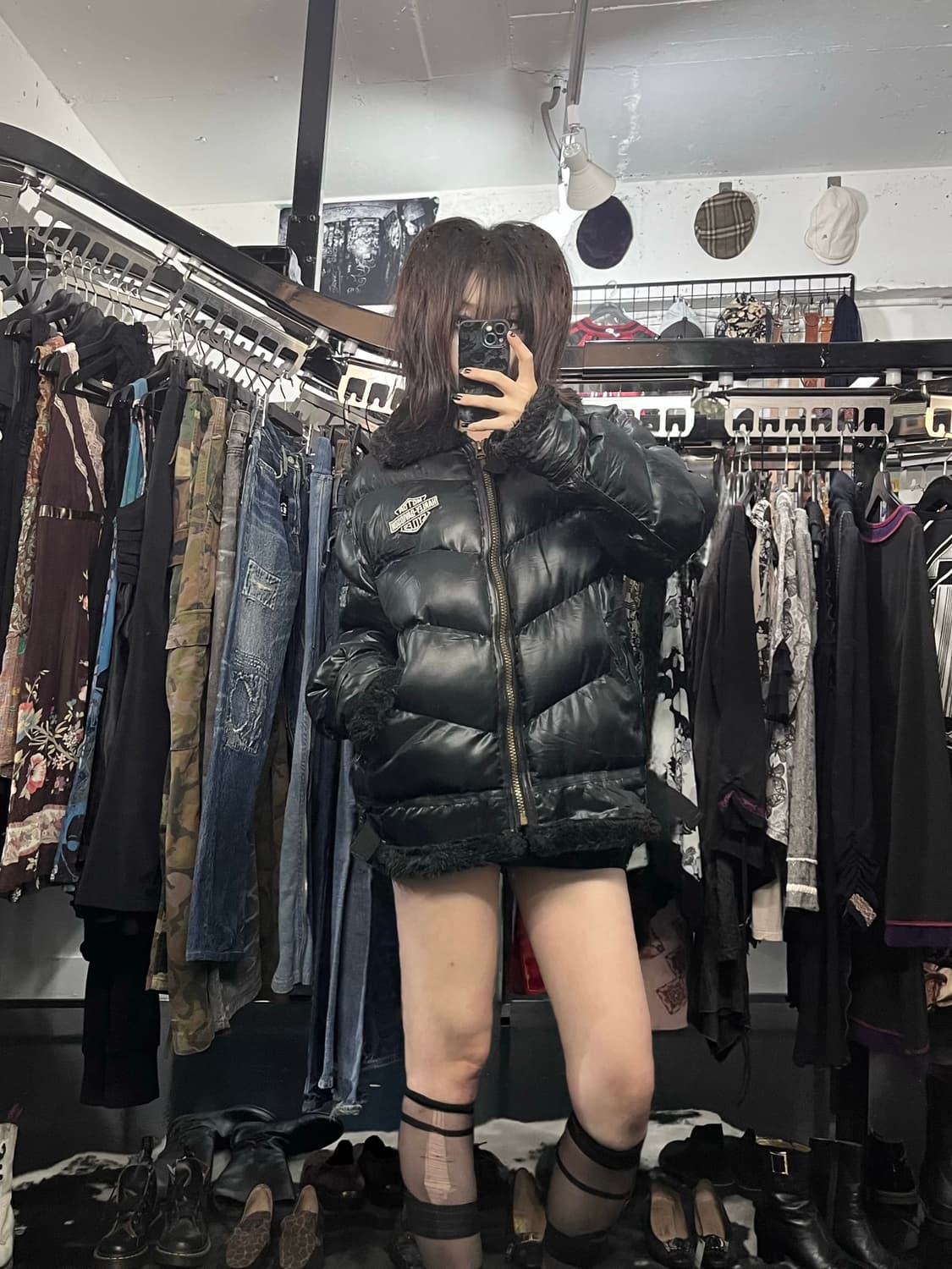 퍼 버클 패딩 상품이미지1
