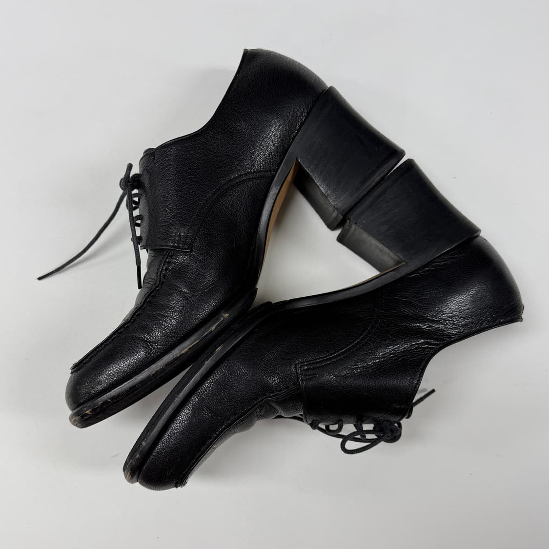 90s Margaret Howell square toe mid heel 상품이미지5