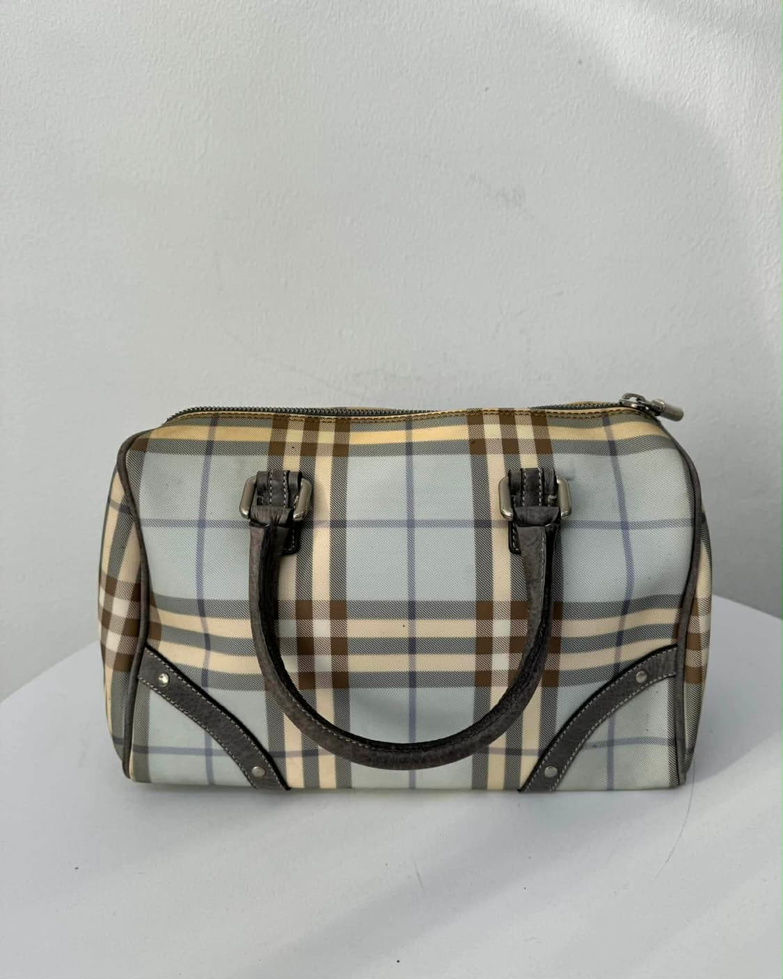 버버리 노바체크 미니 보스톤 토트백 상품이미지1