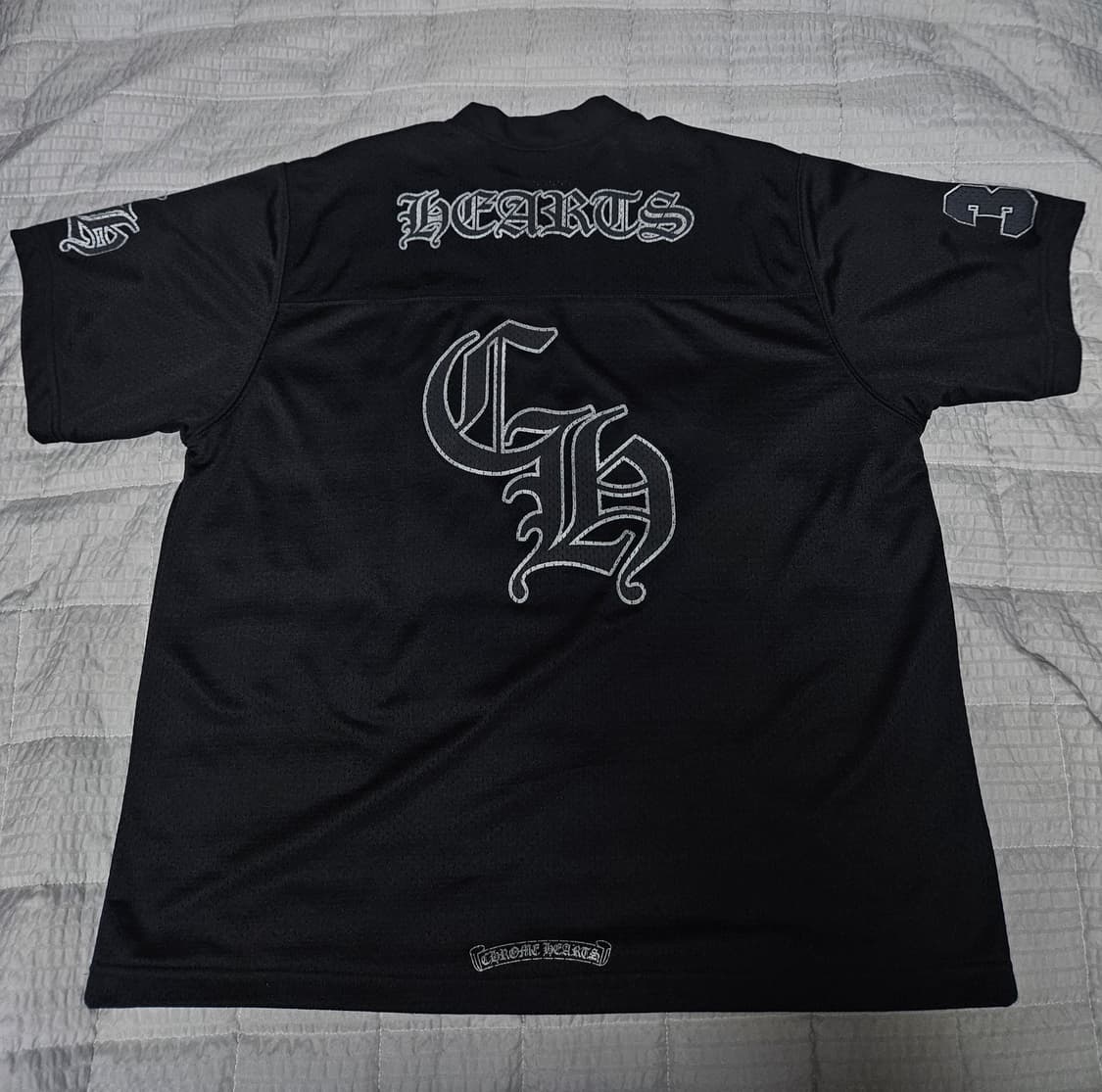 (이번달까지판매)크롬하츠 메쉬 저지 웜업 반팔 블랙 L 상품이미지2