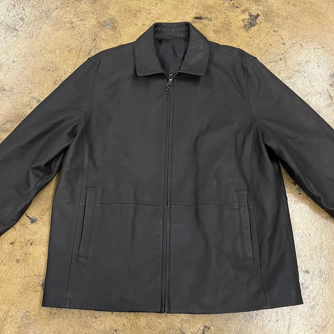 [정품/100] 닥스 브라운 양가죽자켓 b10 상품이미지3