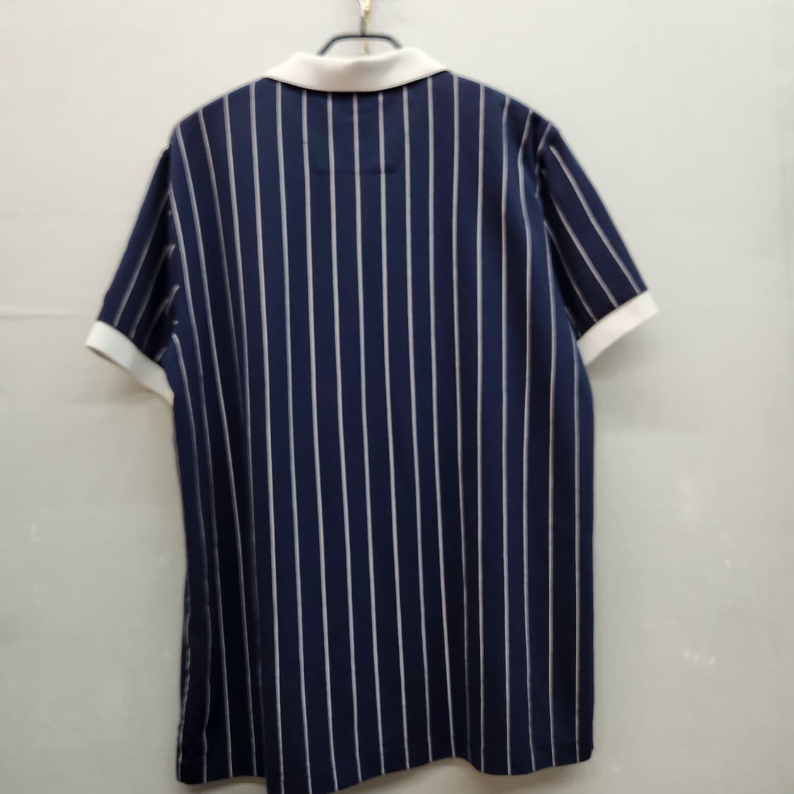 헤지스x윔블던 로고자수 스트라이프 반팔카라 110(XL) 상품이미지5