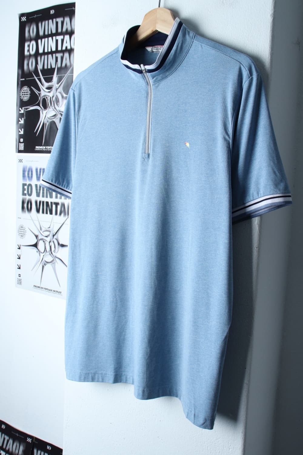 (L-XL) 아놀드파머 반팔 카라 티셔츠 골프 기능성 반집업-H31748 상품이미지1