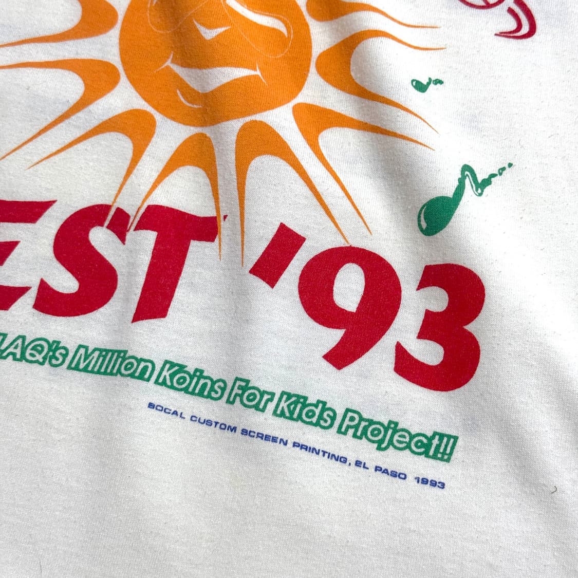 90s 페스티벌 그래픽 싱글스티치 티셔츠 상품이미지6