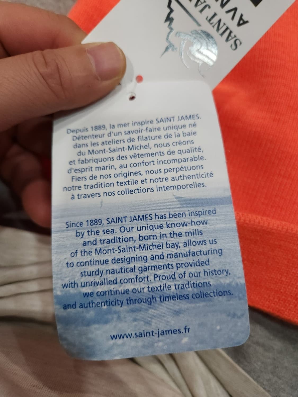 세인트제임스 x 아브니에 로카엔 형광오렌지 울 비니

 상품이미지7