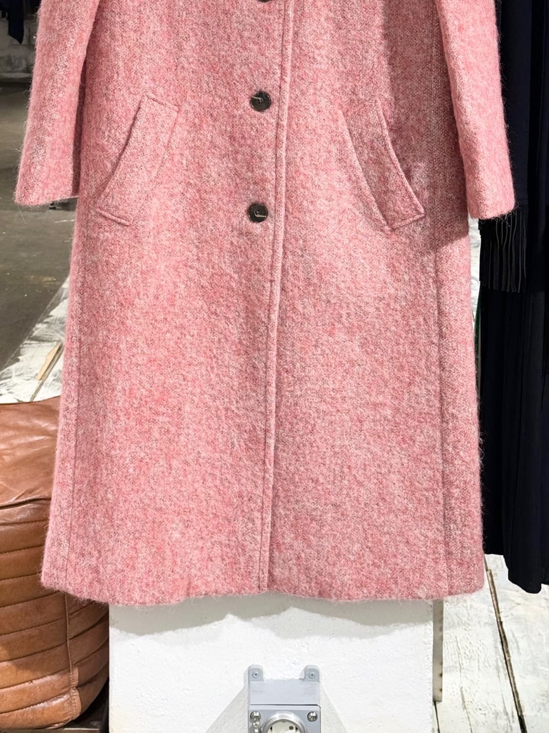 쟈딕앤볼테르 핑크 모나코 울 혼방 코트 상품이미지4