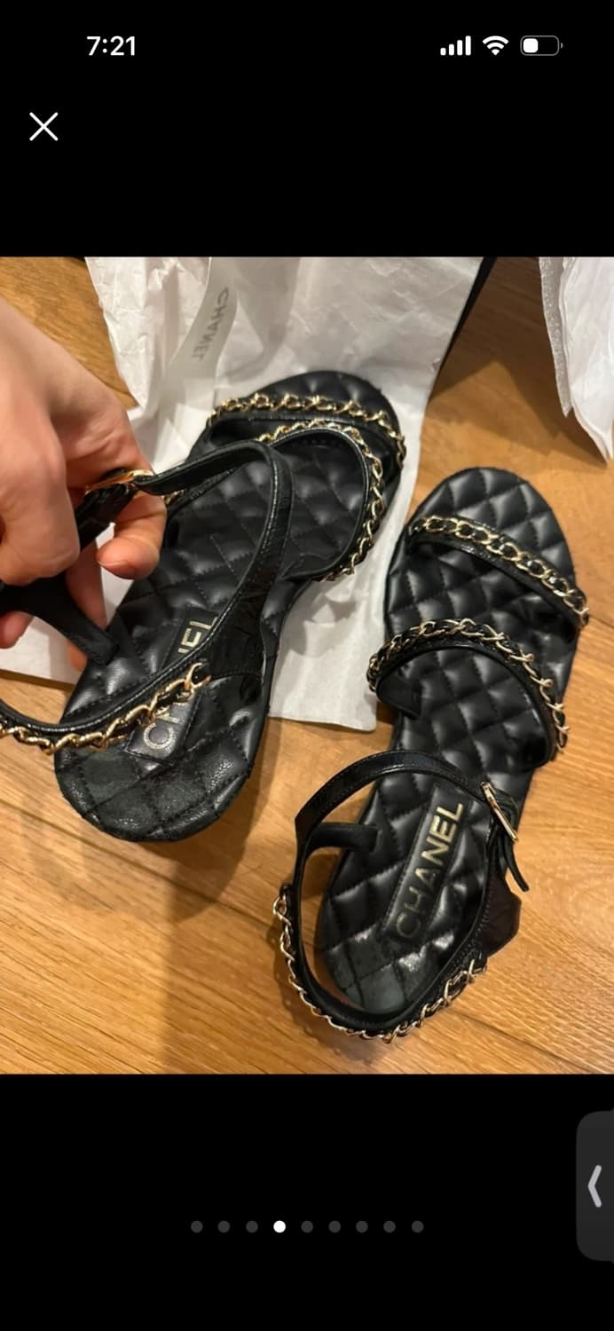 샤넬 샌들 36반 상품이미지6