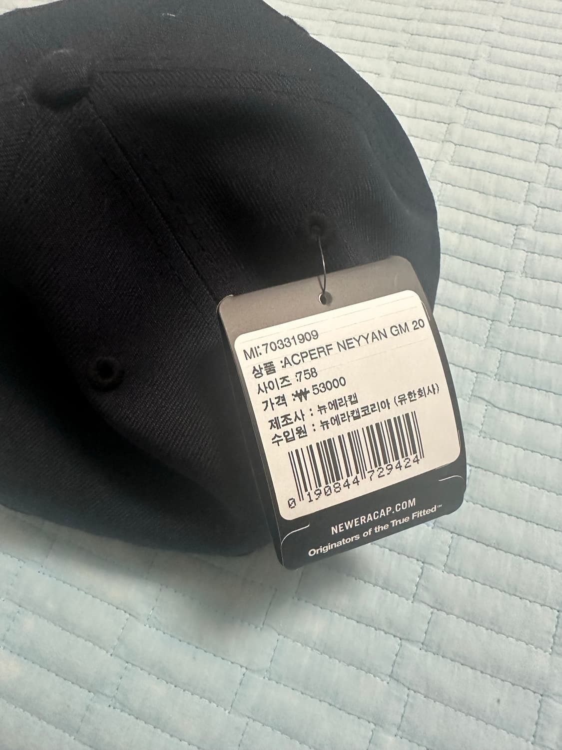 텍달린 새상품 뉴에라 양키스59FIFTY 7 5/8 상품이미지4