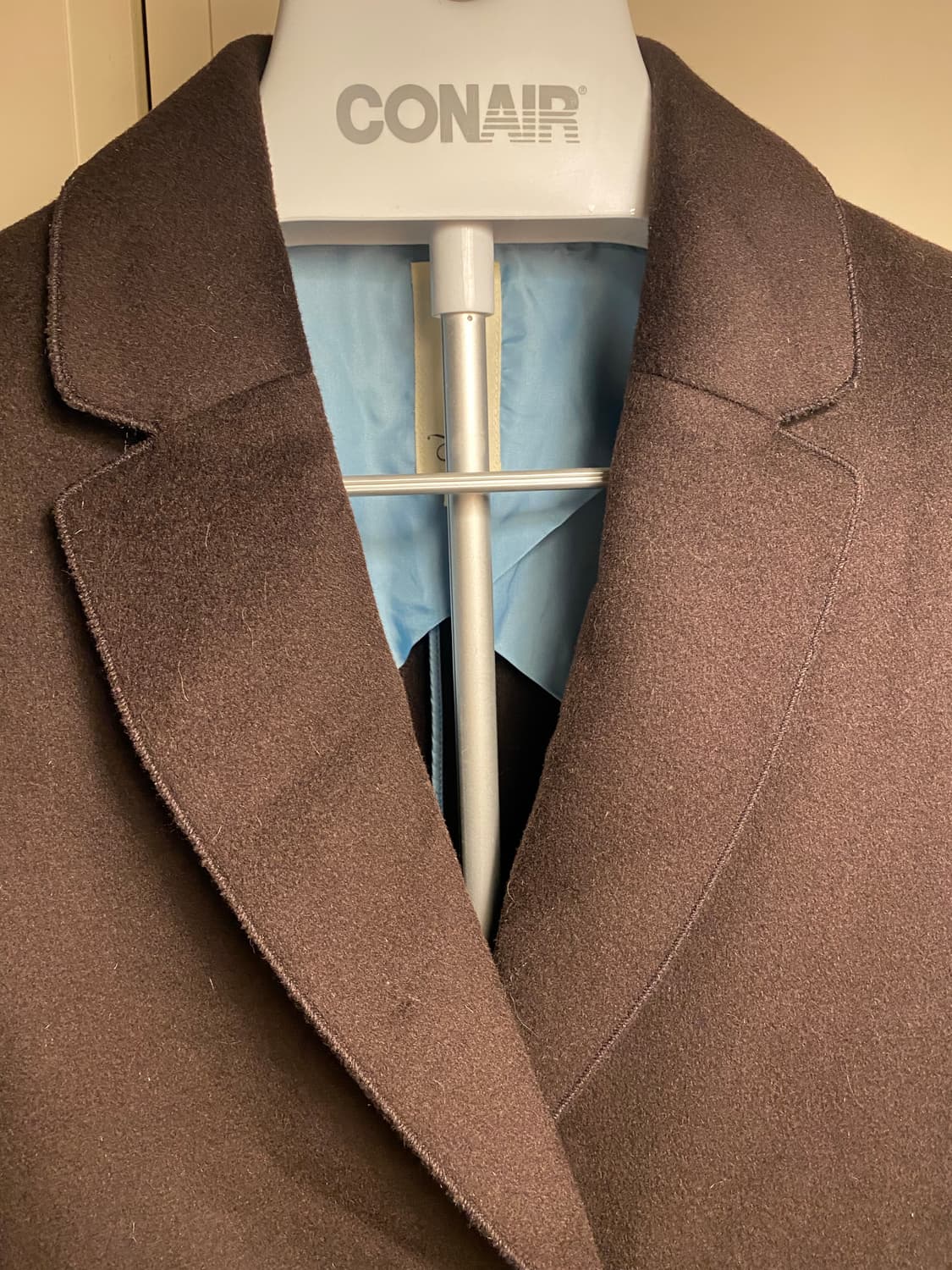 오즈세컨 모 캐시미어 혼방 브라운코트 상품이미지3