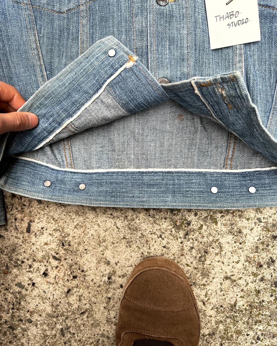 SHOOTER denim washing jacket 후루츠패밀리