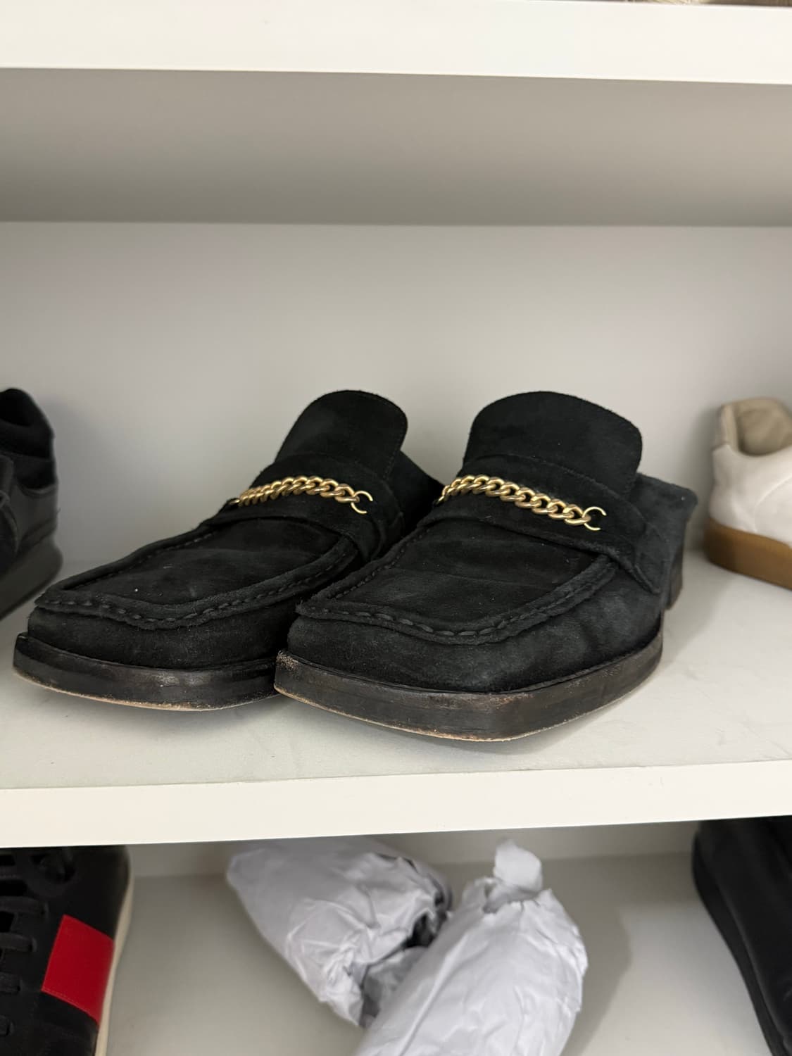 마틴 로즈 스웨이드 체인 뮬 40 상품이미지1