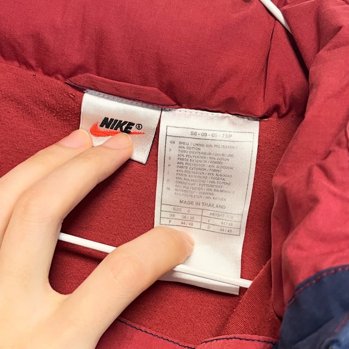 90s 올드 나이키 빈티지 빅로고 나일론 풀오버 아노락 자켓 상품이미지9