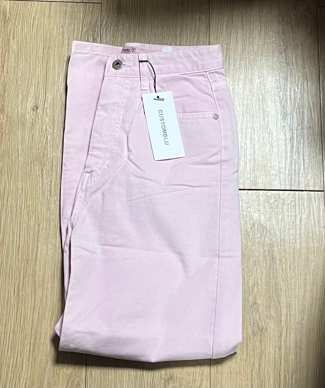 커스텀블루 베이비핑크 팬츠 s사이즈 상품이미지7