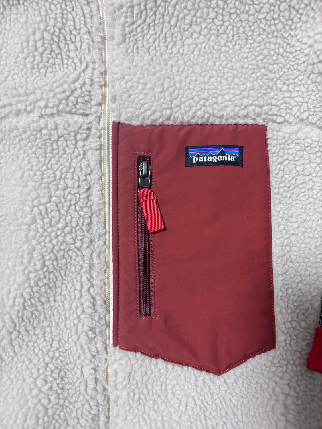 (SS급) 파타고니아 클래식 레트로 X 자켓 내츄럴 반 레드  상품이미지5