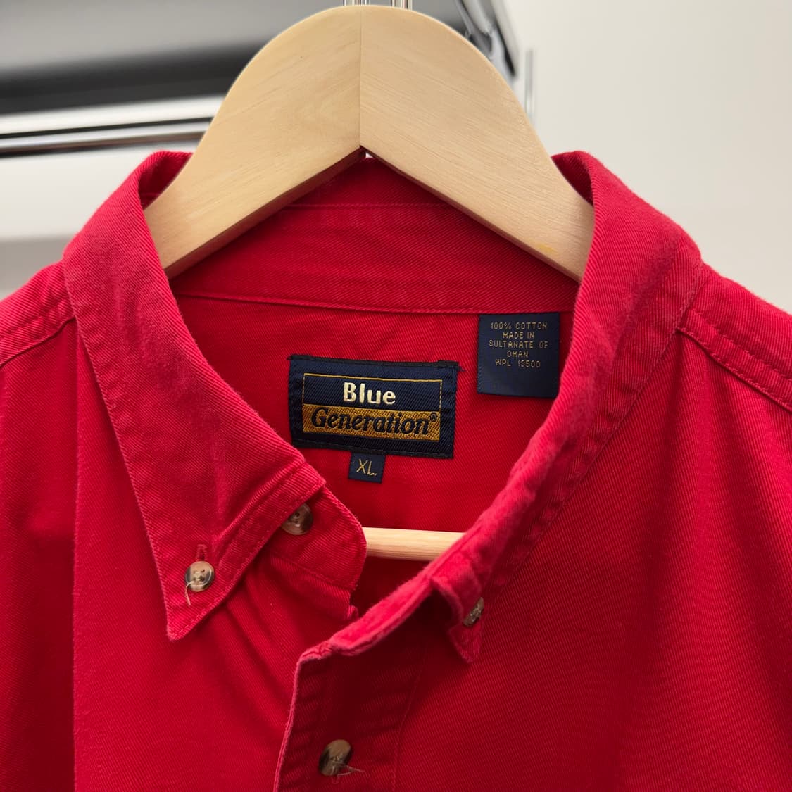 90s 블루 제네레이션 밀러 카운티 해적 워크 셔츠 (XL)   상품이미지5