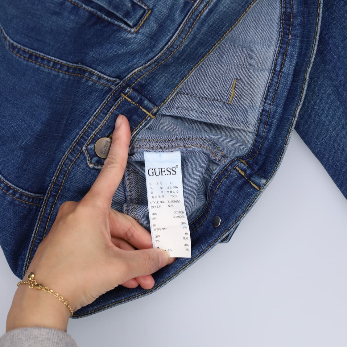 XS 게스 여성 데님자켓 0408H1 상품이미지4