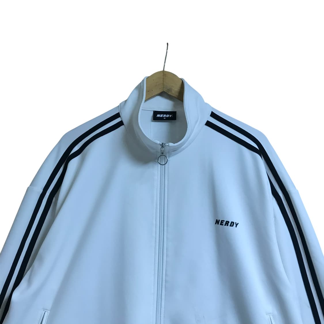 널디 흰색 트랙탑져지 상품이미지1