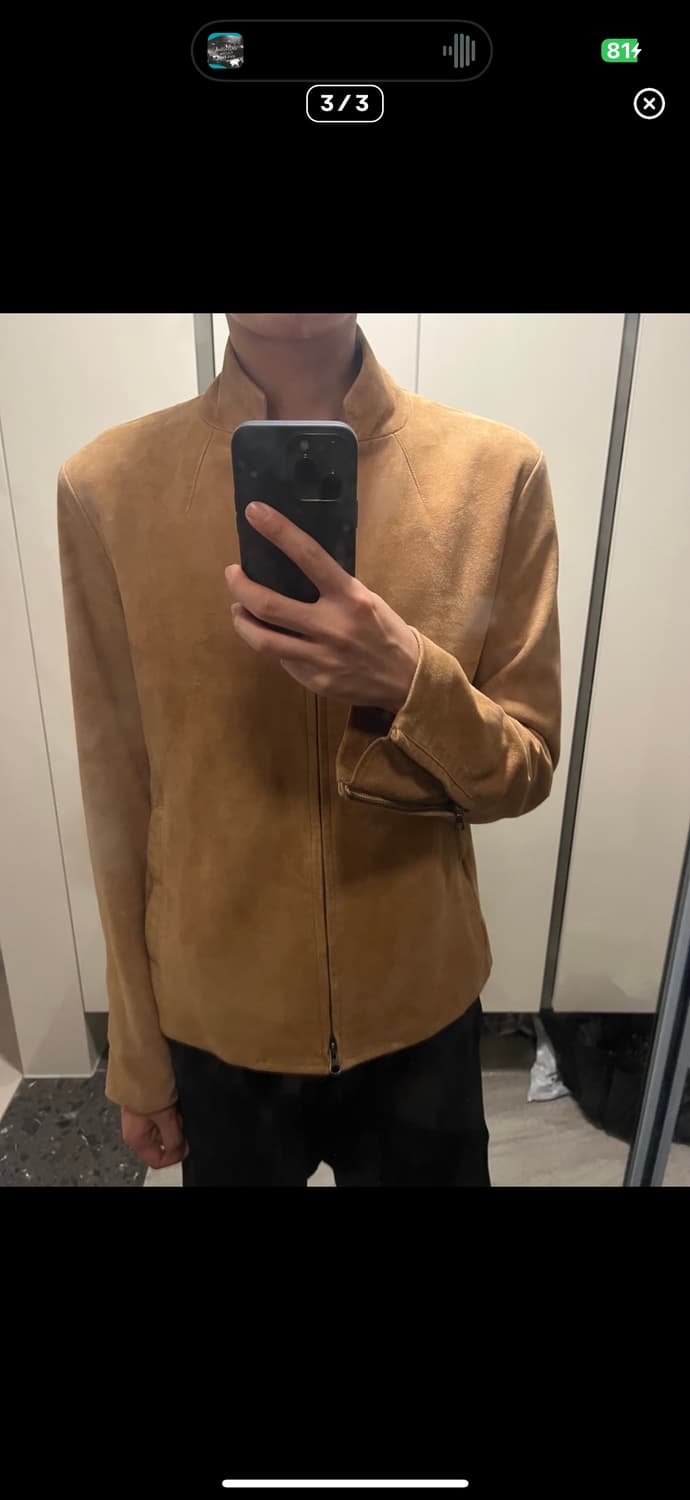 theory 띠어리 스웨이드 레더 자켓 상품이미지1