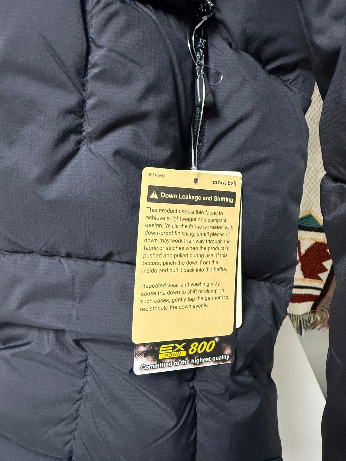 몽벨 주우재 경량패딩 필파워800 XL 상품이미지4