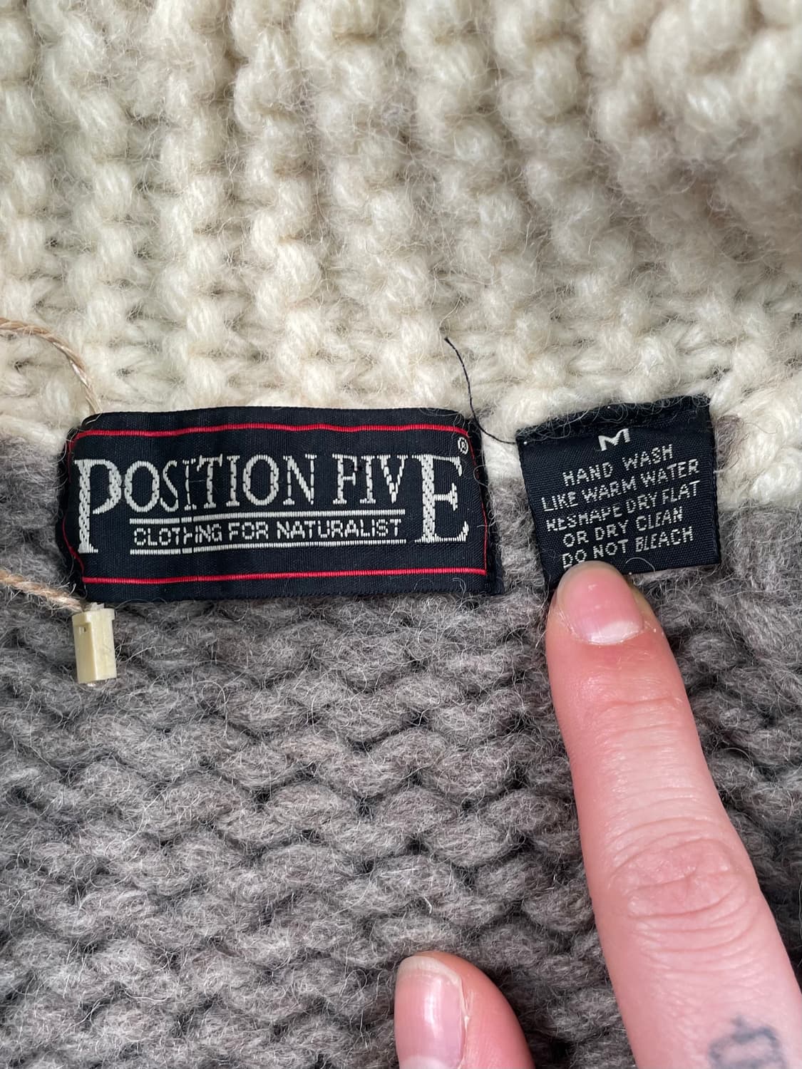 빈티지 드래곤 코위찬 니트집업 상품이미지6