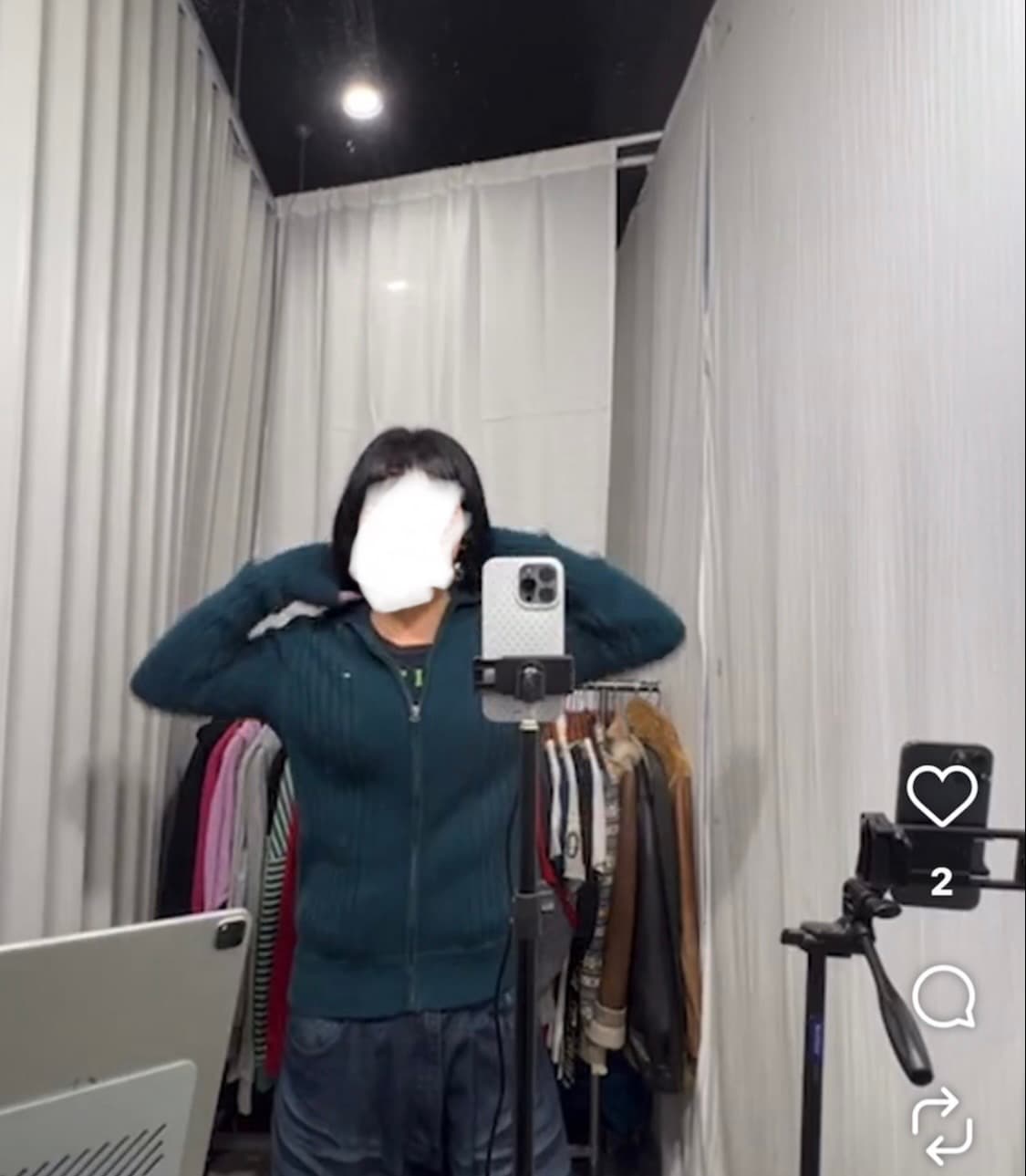 타미 니트 집업 상품이미지3