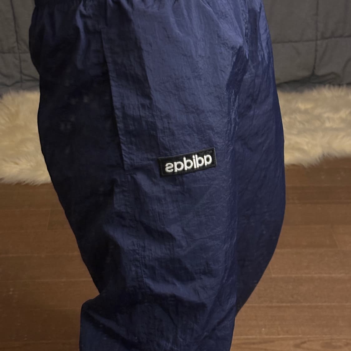 아디다스 네이비 트랙 조거팬츠 기모 상품이미지2