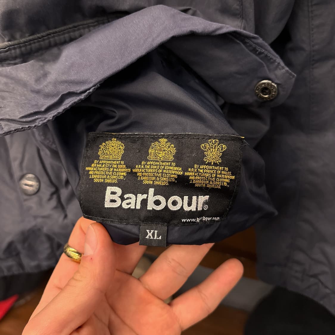 바버 베들리 퀼트 리버시블 그레이트 코트 코튼 필드자켓 N966 상품이미지10