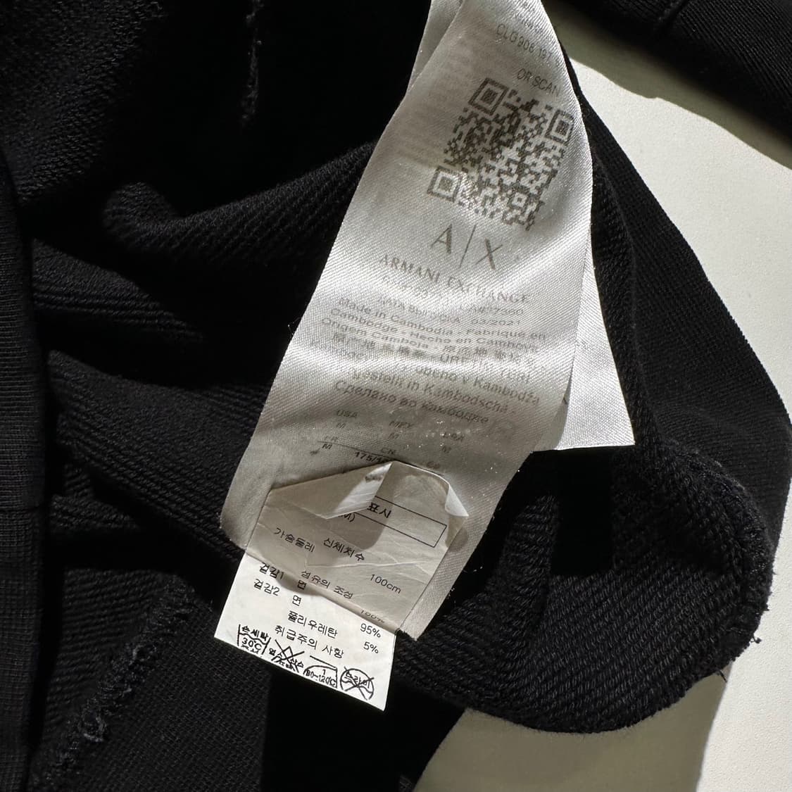 (매장판) 알마니 익스체인지 빅로고 맨투맨 상품이미지6