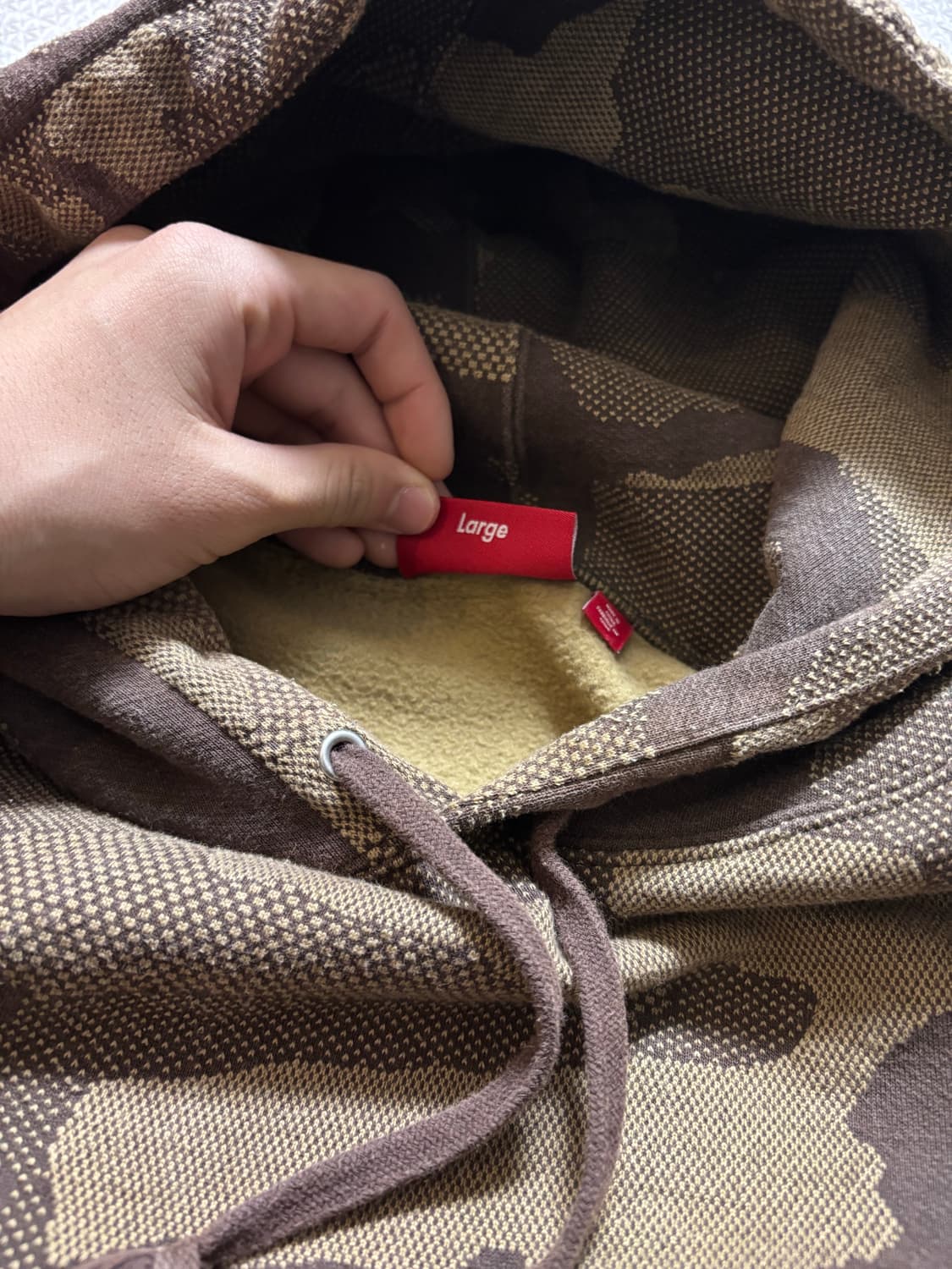 [L]슈프림 자카드 후드티 상품이미지5