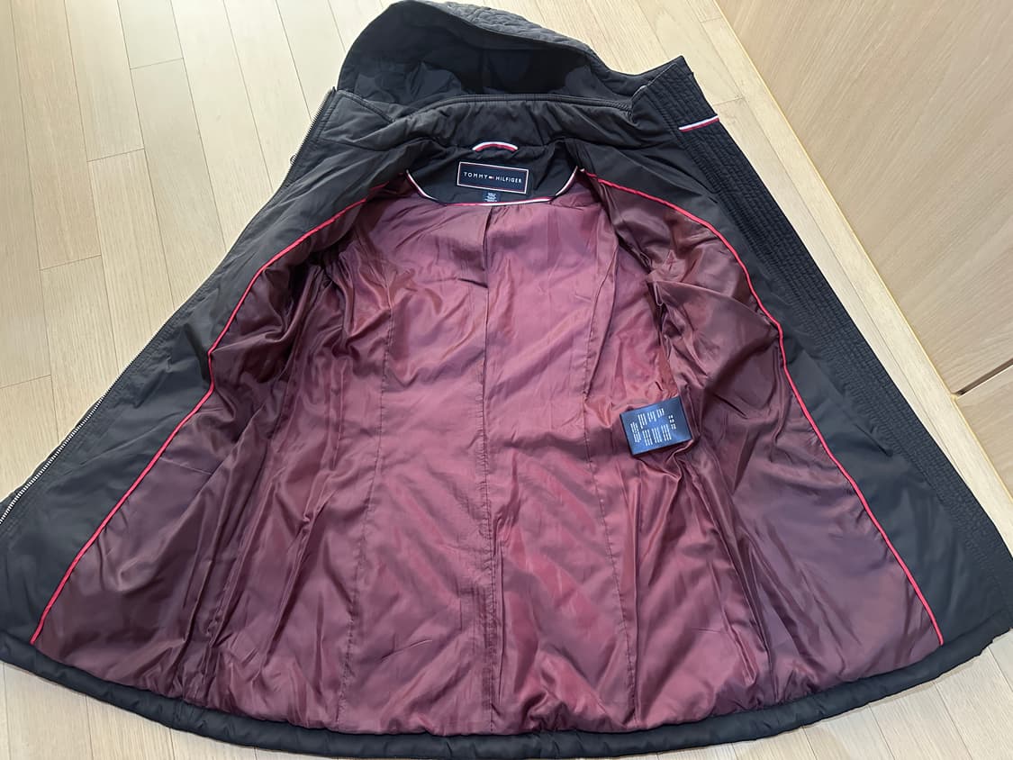 타미힐피거 여성 퀼팅 하프트렌치 누빔후드코트 경량 XS 상품이미지9