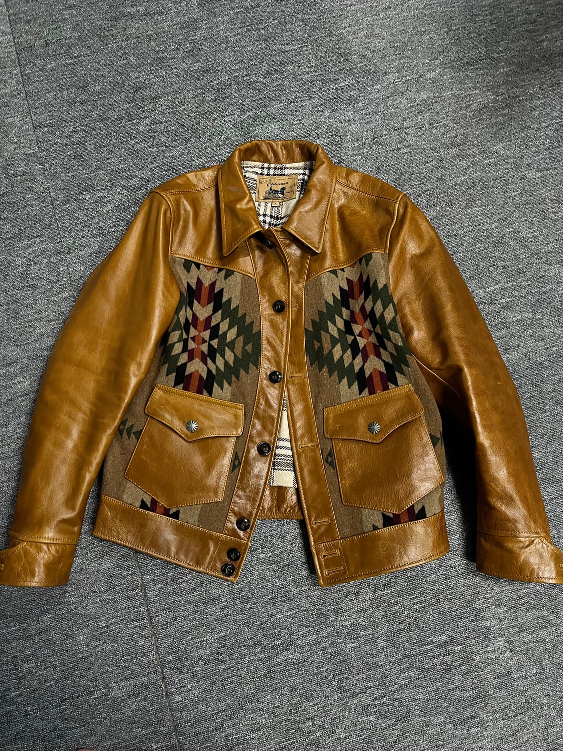 Cidu 나바호 레더 웨스턴자켓 L 상품이미지1