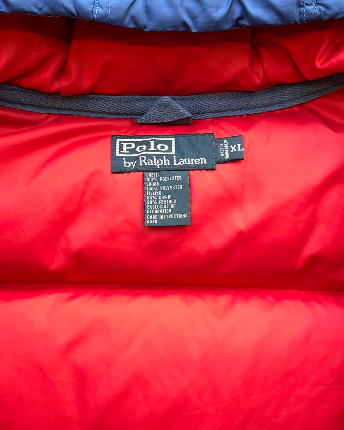 Polo Ralph Lauren down puffer jacket XL 상품이미지3