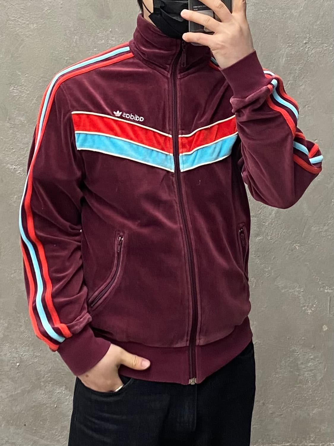 [95] 00s ADIDAS OG 아디다스 오리지널 벨루어 져지 상품이미지9