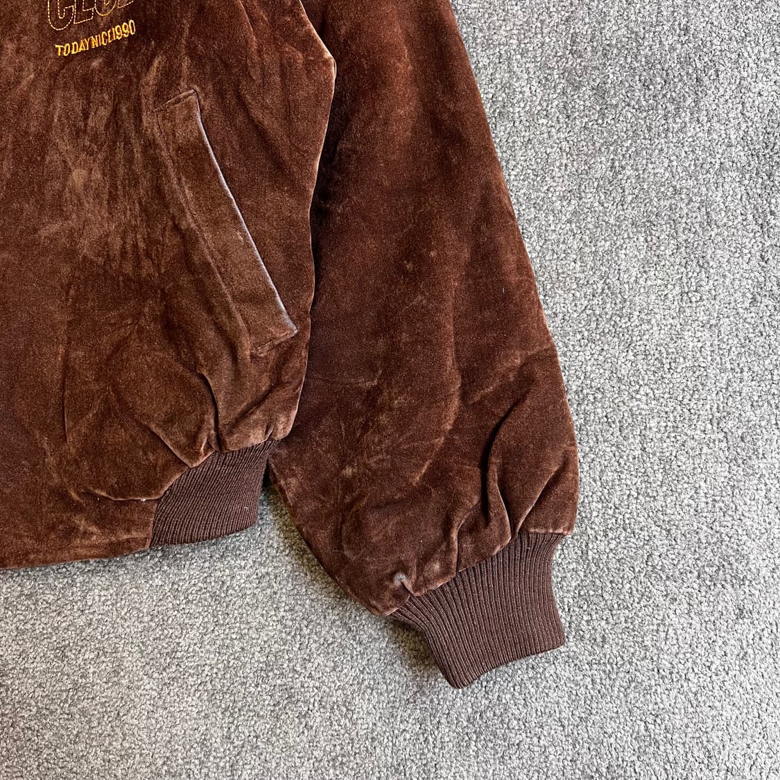 JONADAN CLUB 벨벳 봄버 자켓 상품이미지4