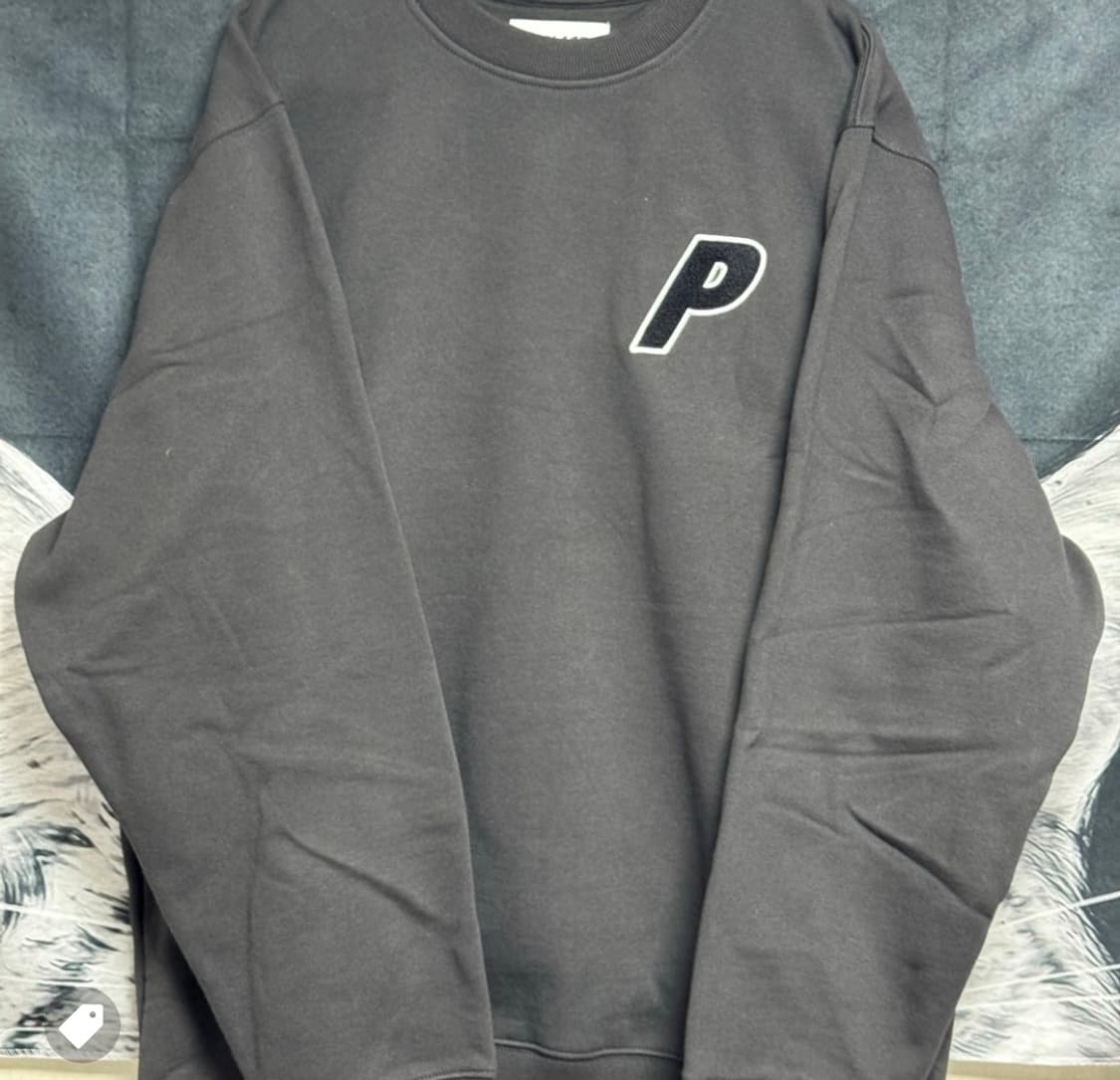 팔라스 셔닐 트라이퍼그 크루넥 블랙 상품이미지1