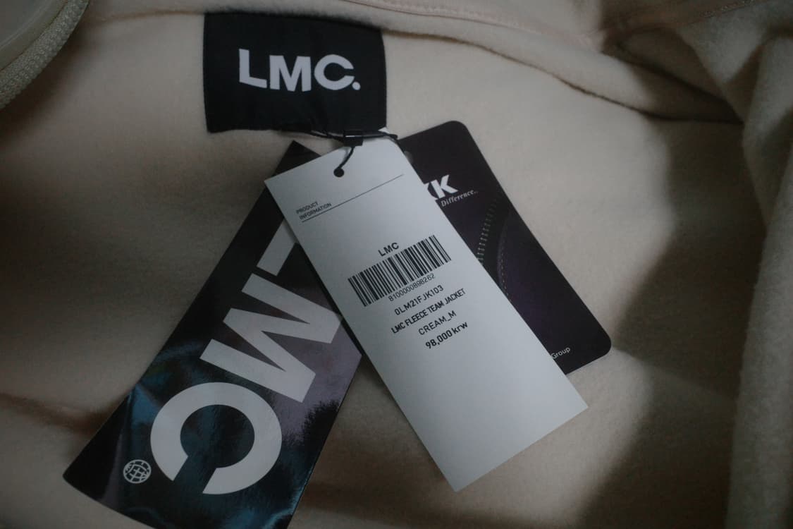 LMC 플리스 팀자켓 M 새제품 상품이미지3