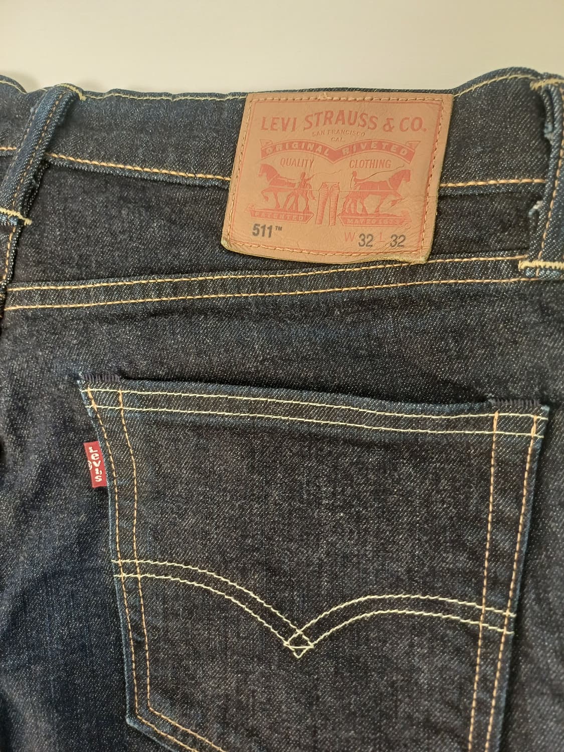 리바이스 511 슬림 핏 인디고 린스 (W32 L32) 상품이미지4