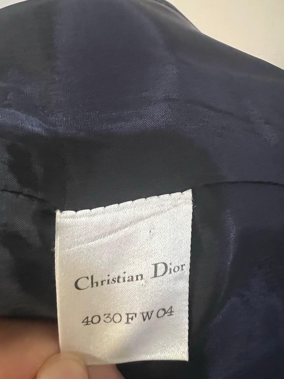 Dior 디올 빈티지 클래식 자켓 네이비 상품이미지7