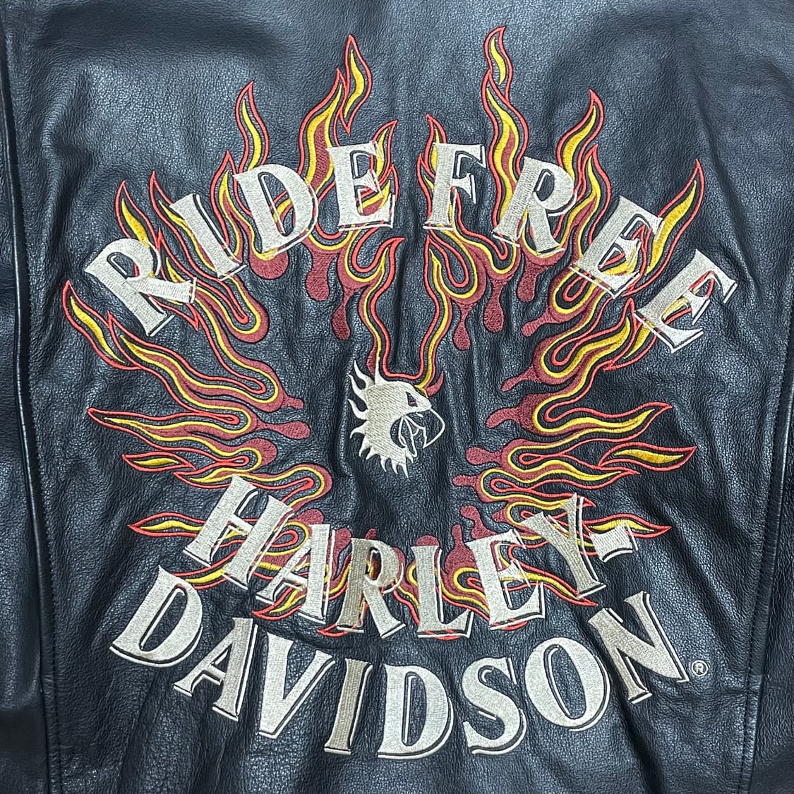[L] 할리데이비슨 플레임 싱글라이더 레더자켓 상품이미지3