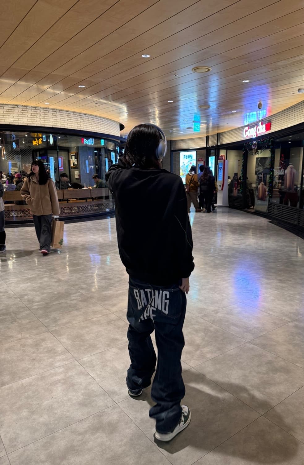 베이프 백로고 데님팬츠 상품이미지6