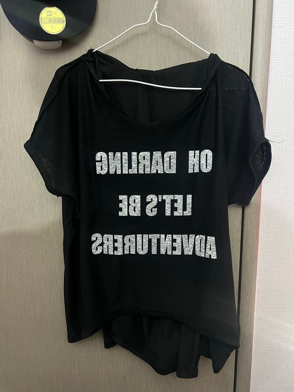 y2k 보트넥 반팔티 상품이미지1