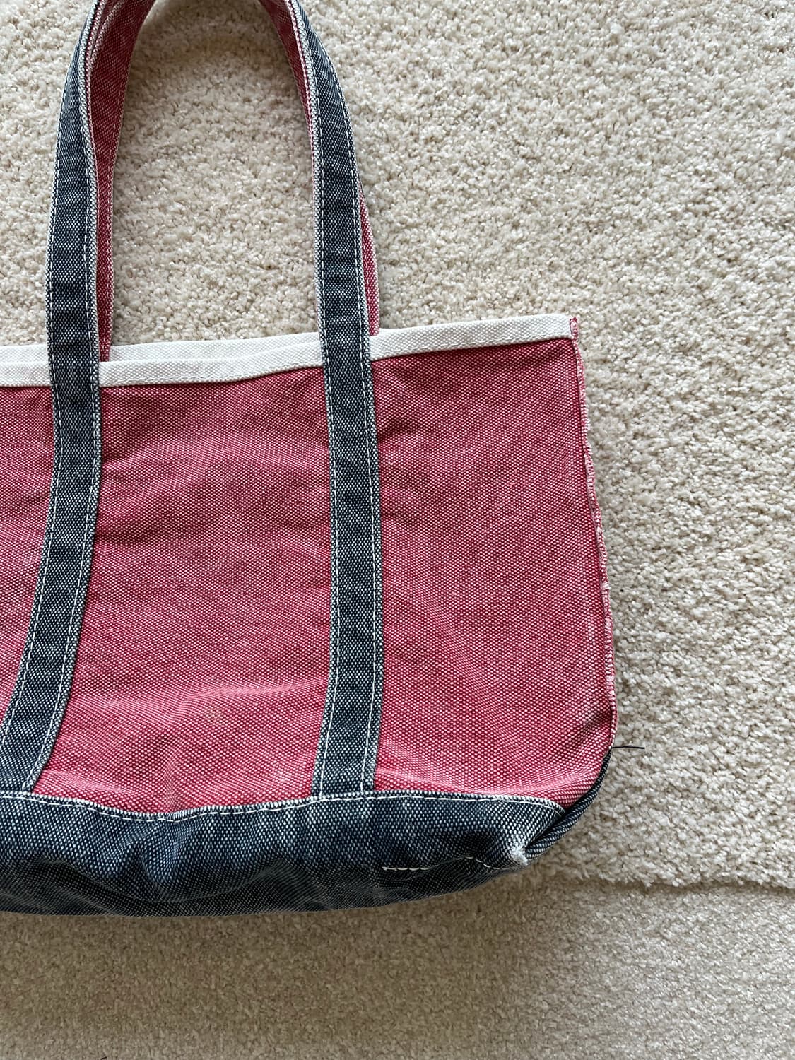 90s L.L.Bean Boat & Tote Bag (롱핸들) 상품이미지3