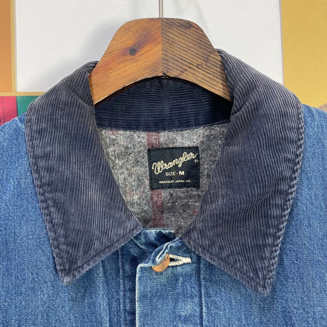 [M]WRANGLER 랭글러 블랭킷 데님 초어 자켓 상품이미지4