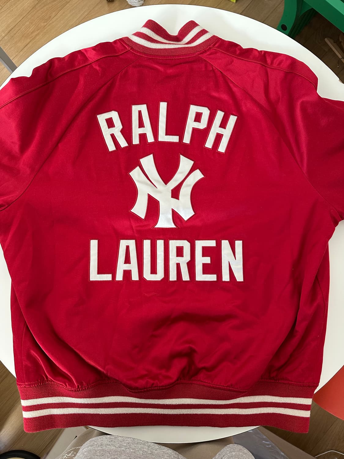 폴로 랄프로렌 뉴욕 양키스 새틴 바시티 자켓 L 상품이미지4