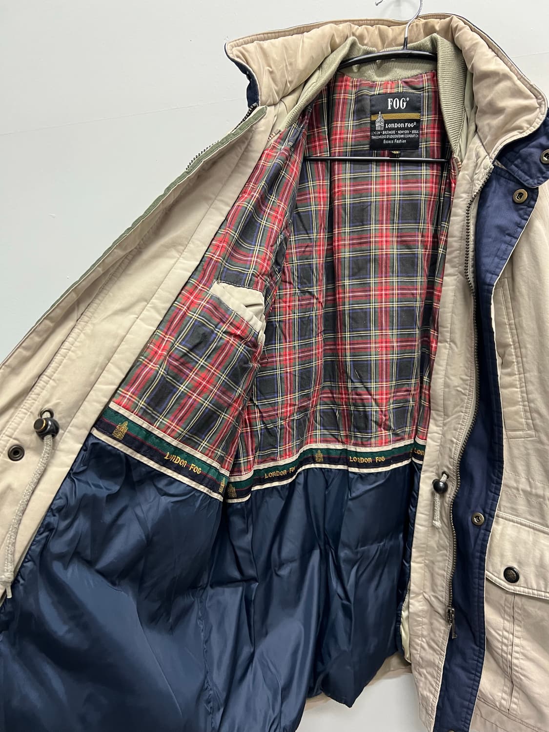 런던포그 빈티지 사파리 자켓 (내피패딩포함) 상품이미지7