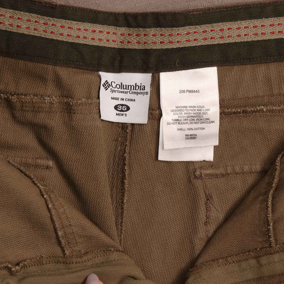컬럼비아 빅포켓 코튼 워크팬츠A1619 상품이미지3